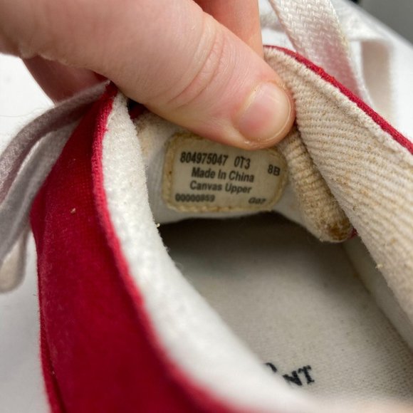 Polo Rlaph Lauren Red Lace up Shoes 8B - Picture 8 of 10